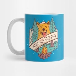 Dogs and Campfire Mug